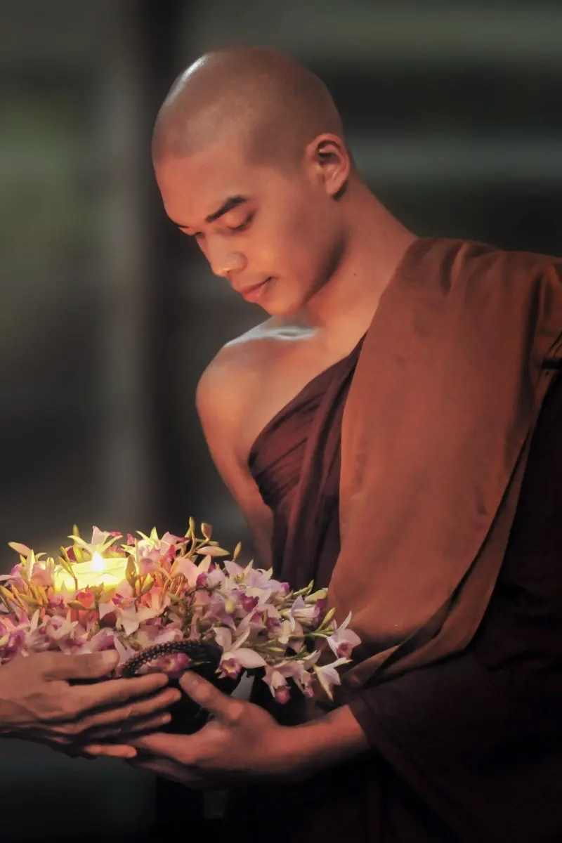 Participate in a Buddhist community