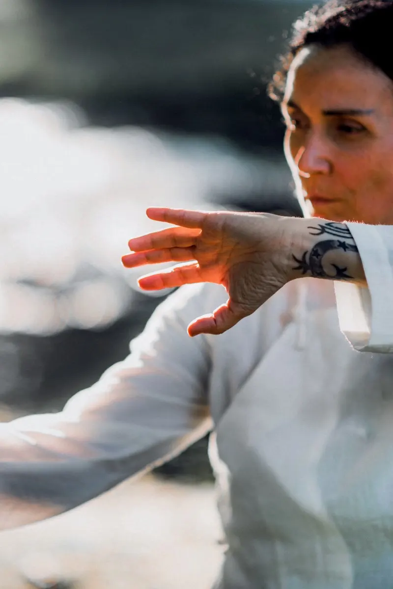 The Tai Chi "Cloud Hands" move