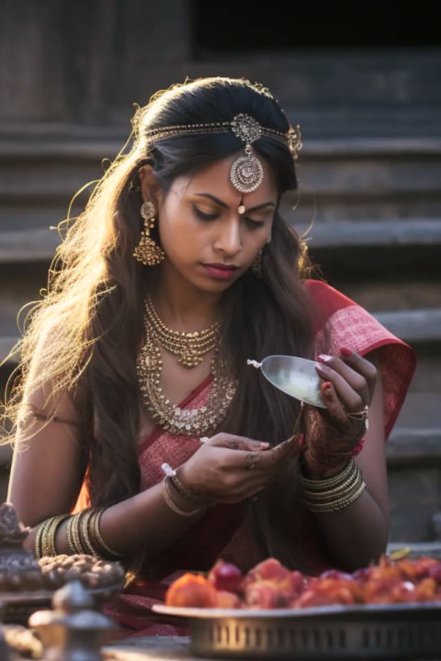 Do a puja ritual